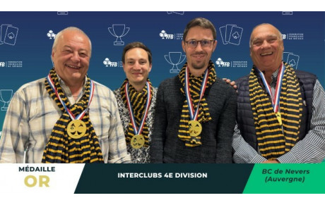 Ils sont champions de France en interclubs D4